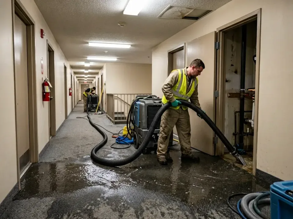 multi-unit-apartment-hallway-f-005 — frequently asked questions, Emergency Burst Pipe Water Extraction & Removal in Holts Su…
